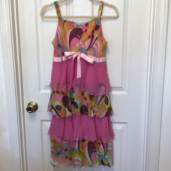 Fun multipattern tiered dress - Picture 1 of 7